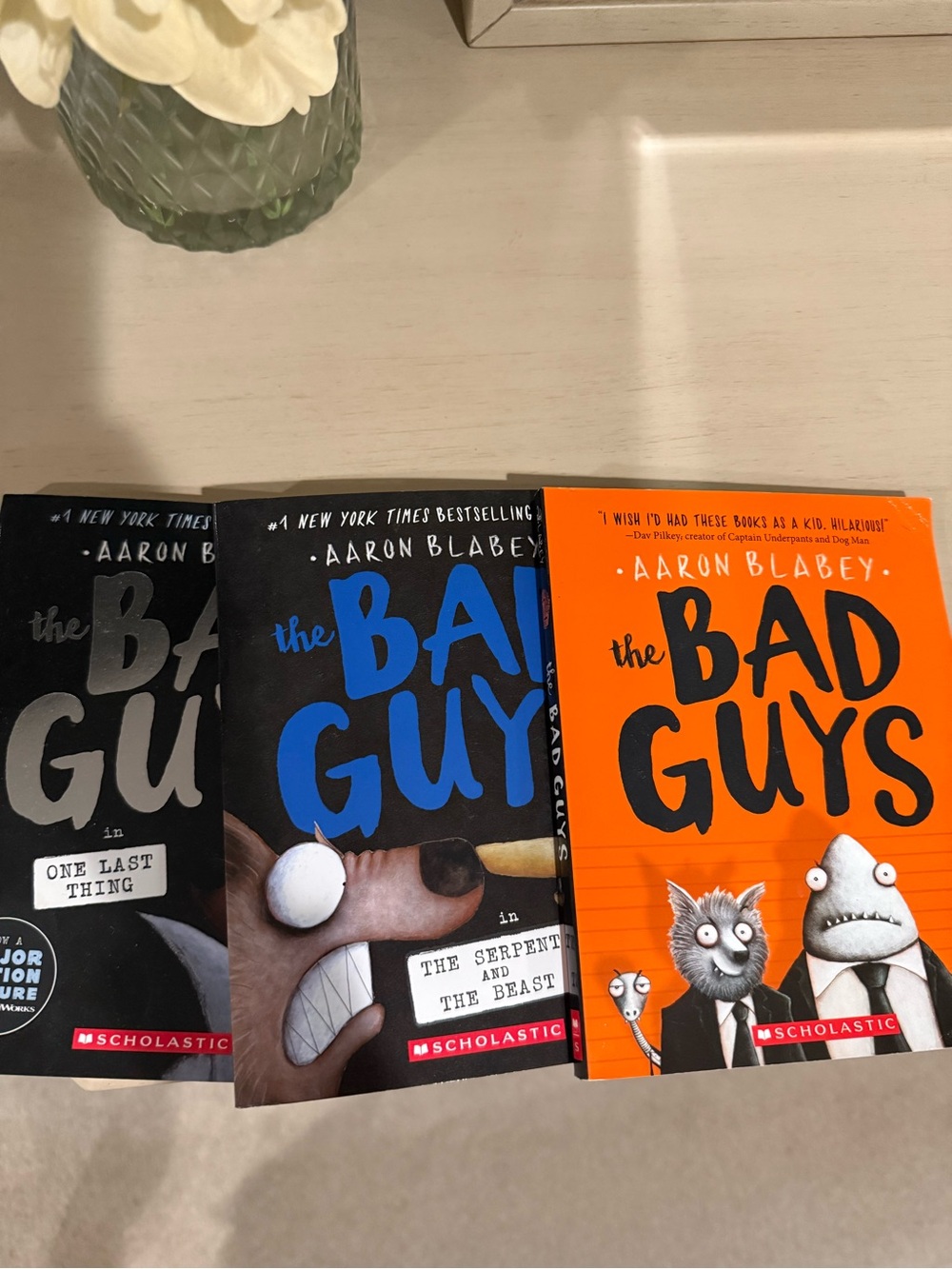 Set of 3 “Bad Guys” books